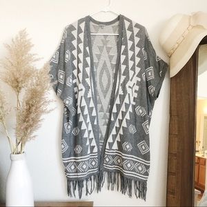 Charlotte Russe Boho Printed Cardigan